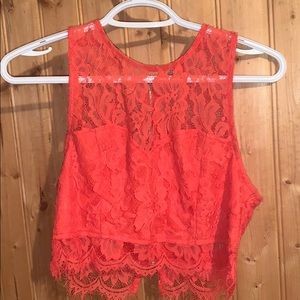 Crop top lace